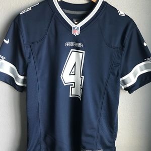 Nike Dallas Cowboys DAK Prescott Jersey Navy Youth